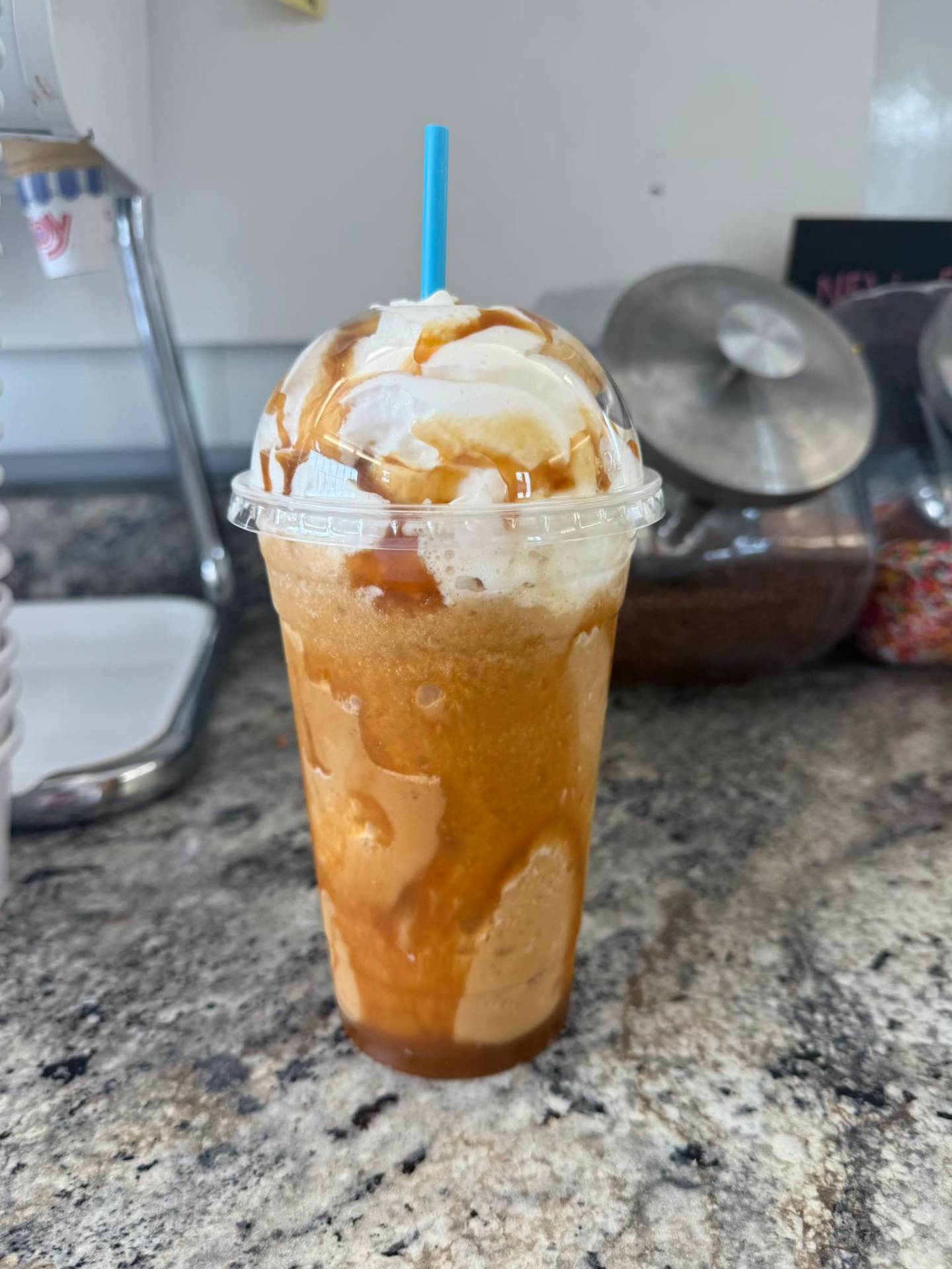 Caramel frappe